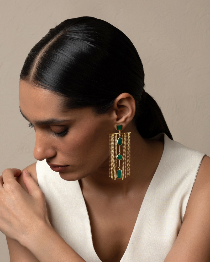 LUCIA FRINGE EARRINGS