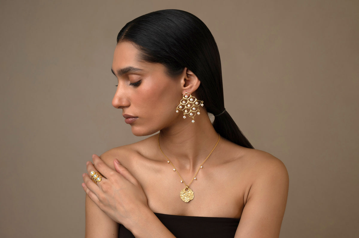 Trellis Statement Earrings