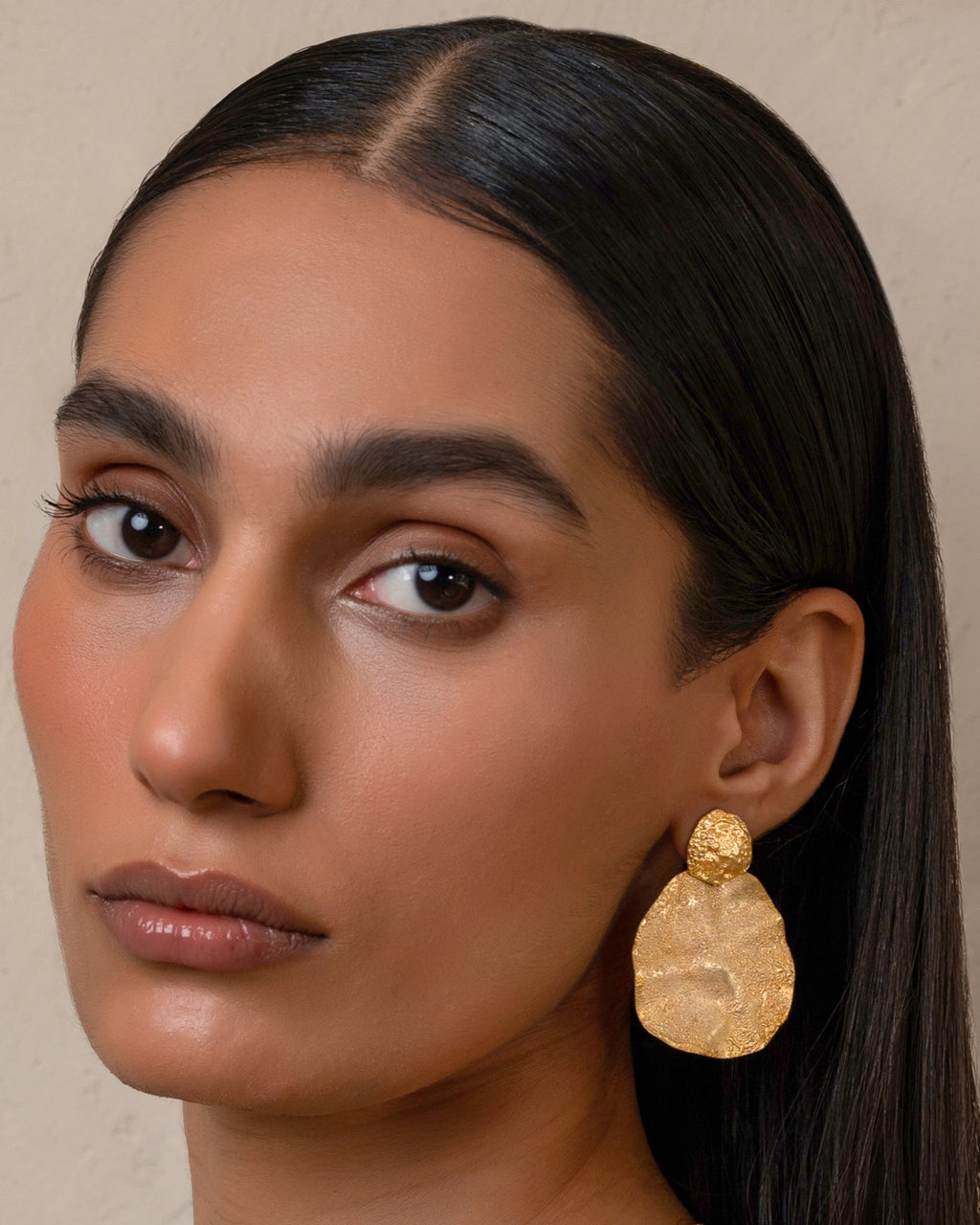 Forge Disc Earring