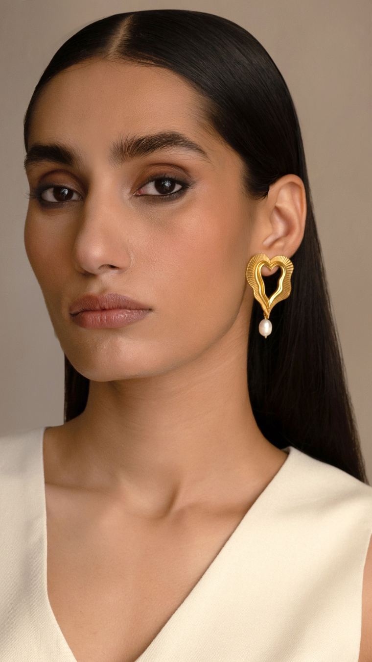 Relic Heart Statement Earrings