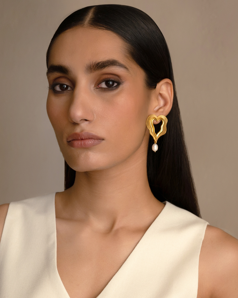 Relic Heart Statement Earrings