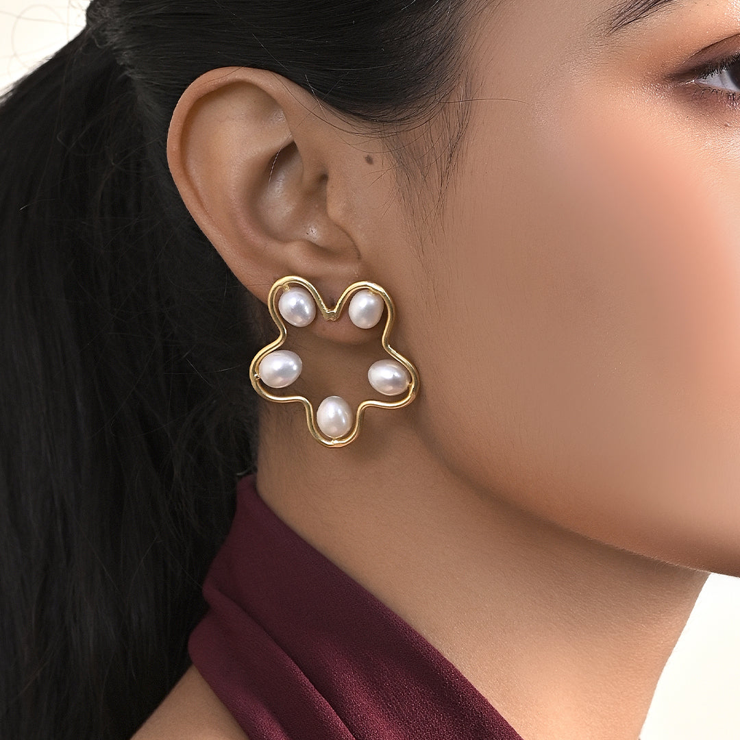 Uneven Bloom Earrings