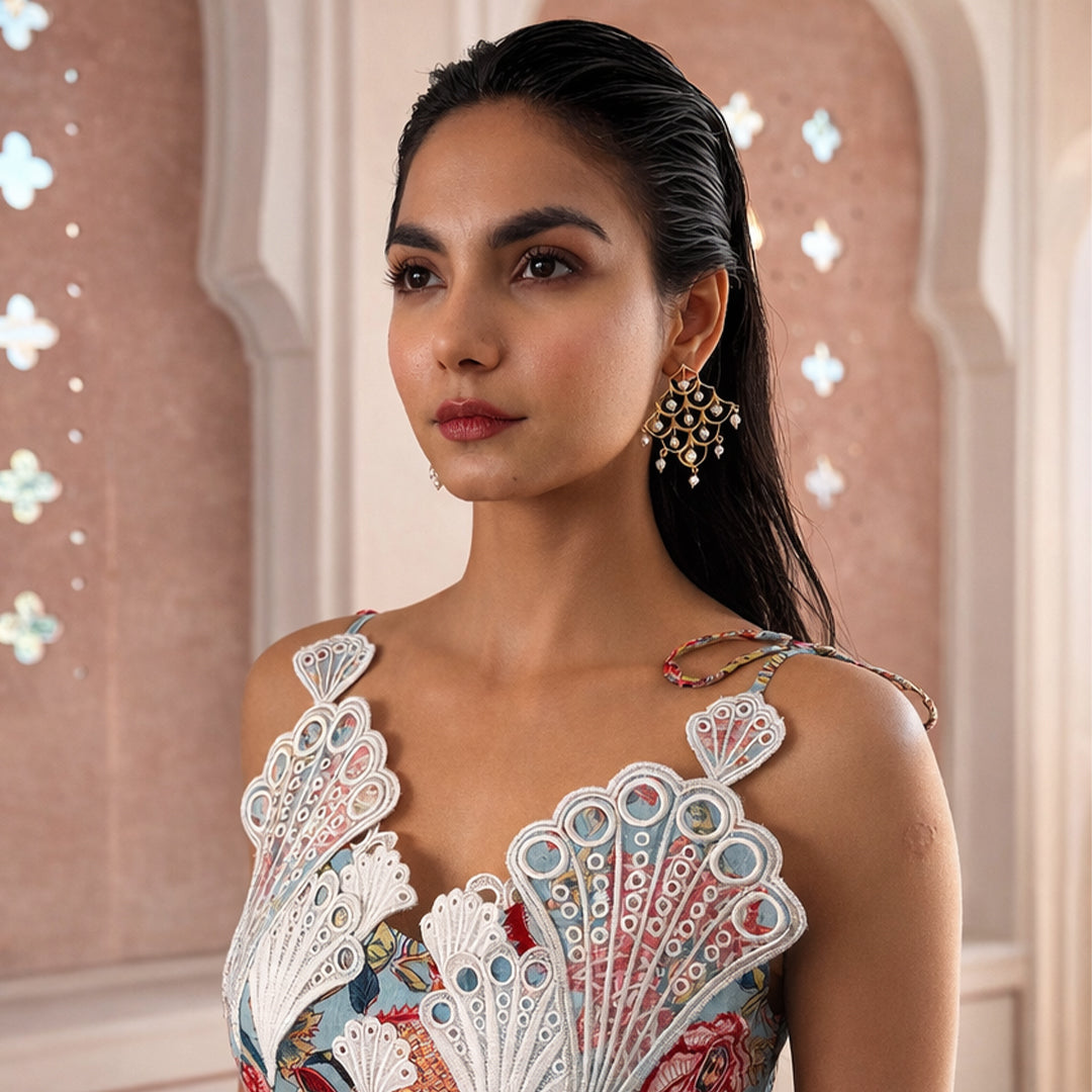 Trellis Statement Earrings