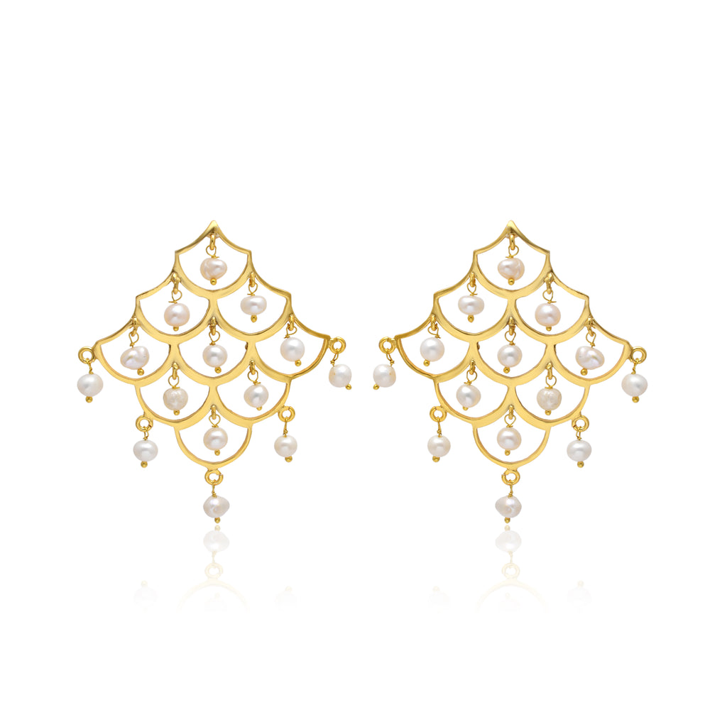 TRELLIS STATEMENT EARRINGS