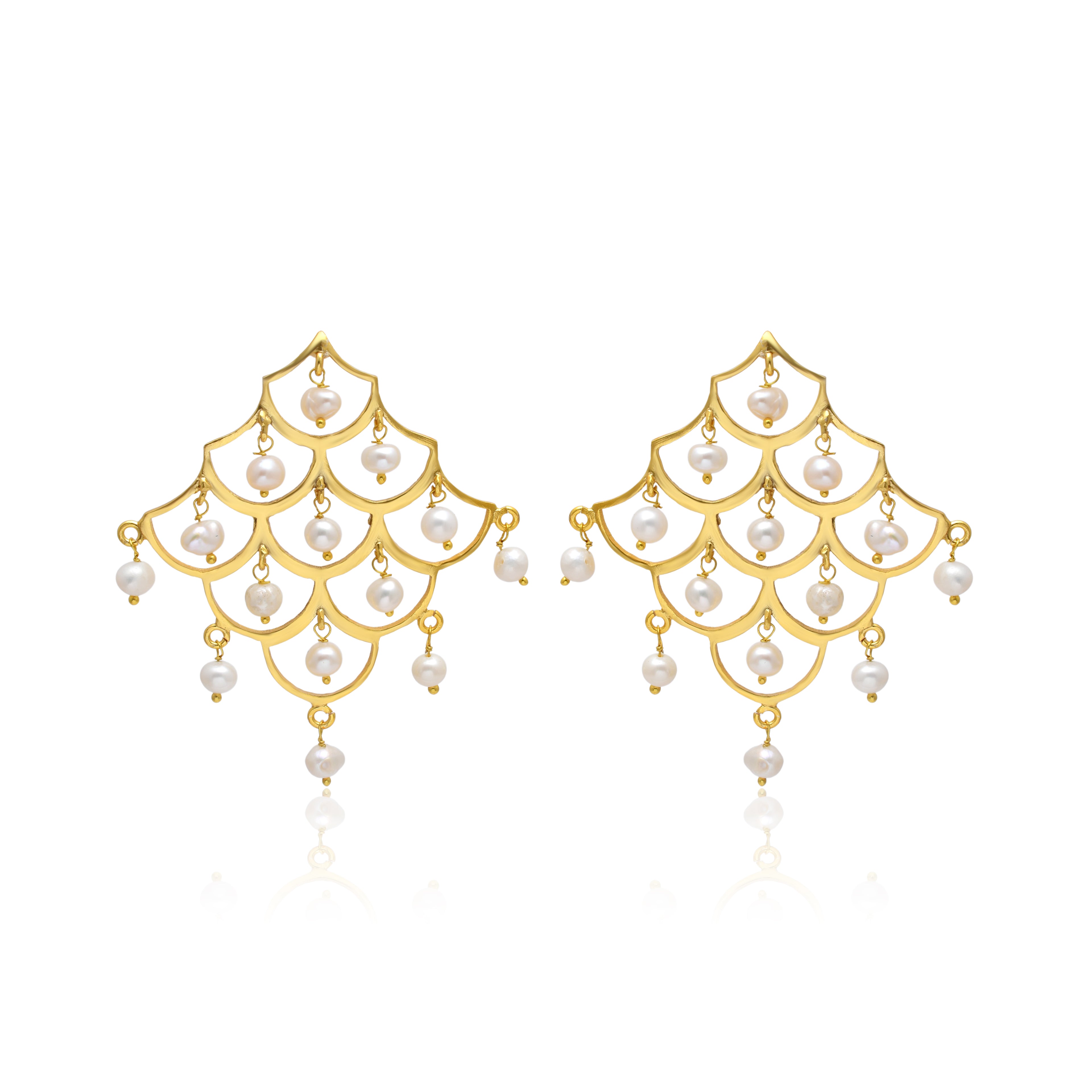 TRELLIS STATEMENT EARRINGS