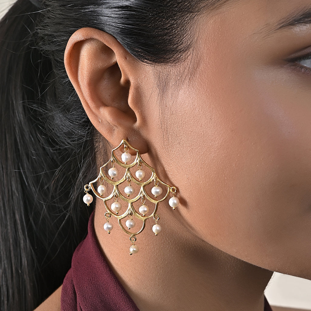 Trellis Statement Earrings