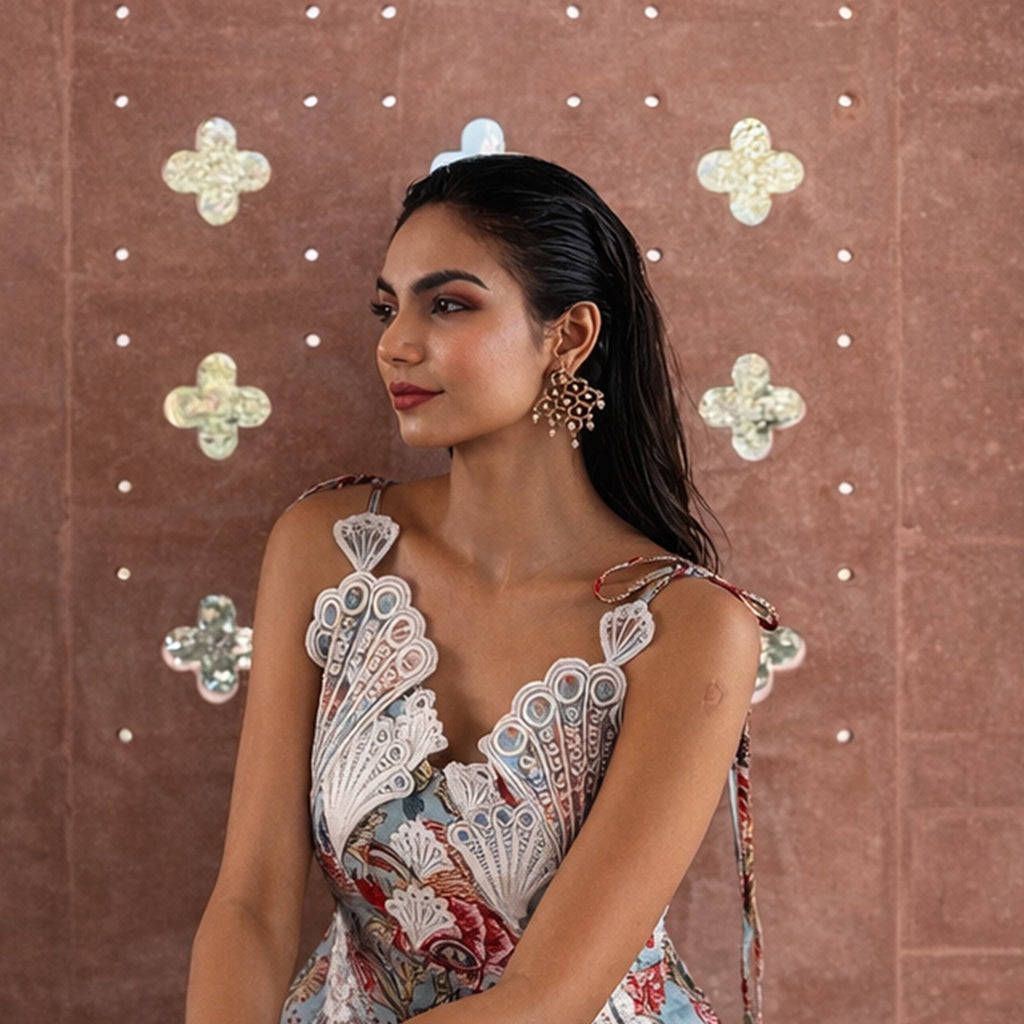 Trellis Statement Earrings