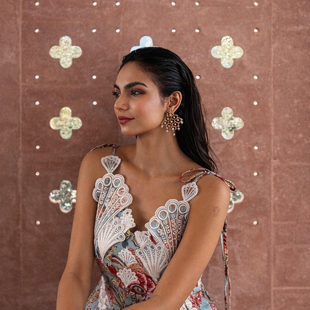 Trellis Statement Earrings