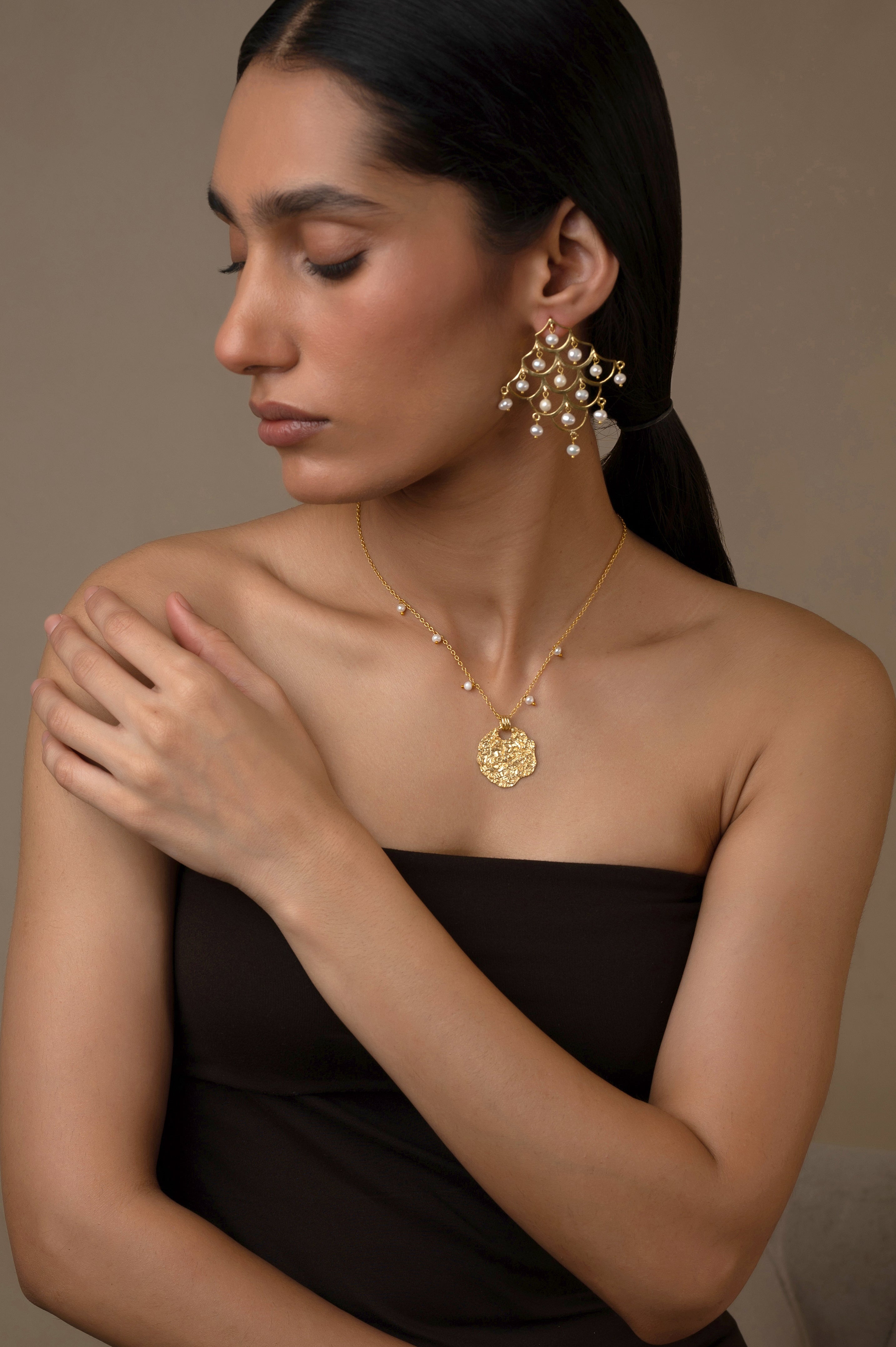 TRELLIS STATEMENT EARRINGS