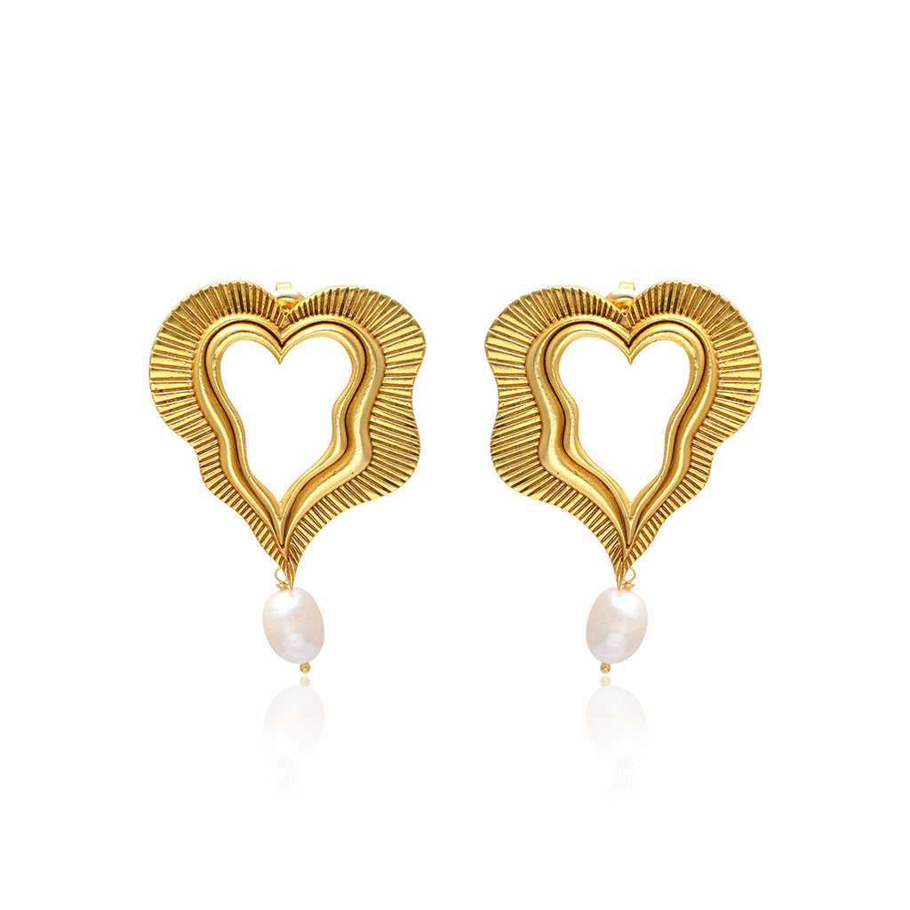 Relic Heart Statement Earrings