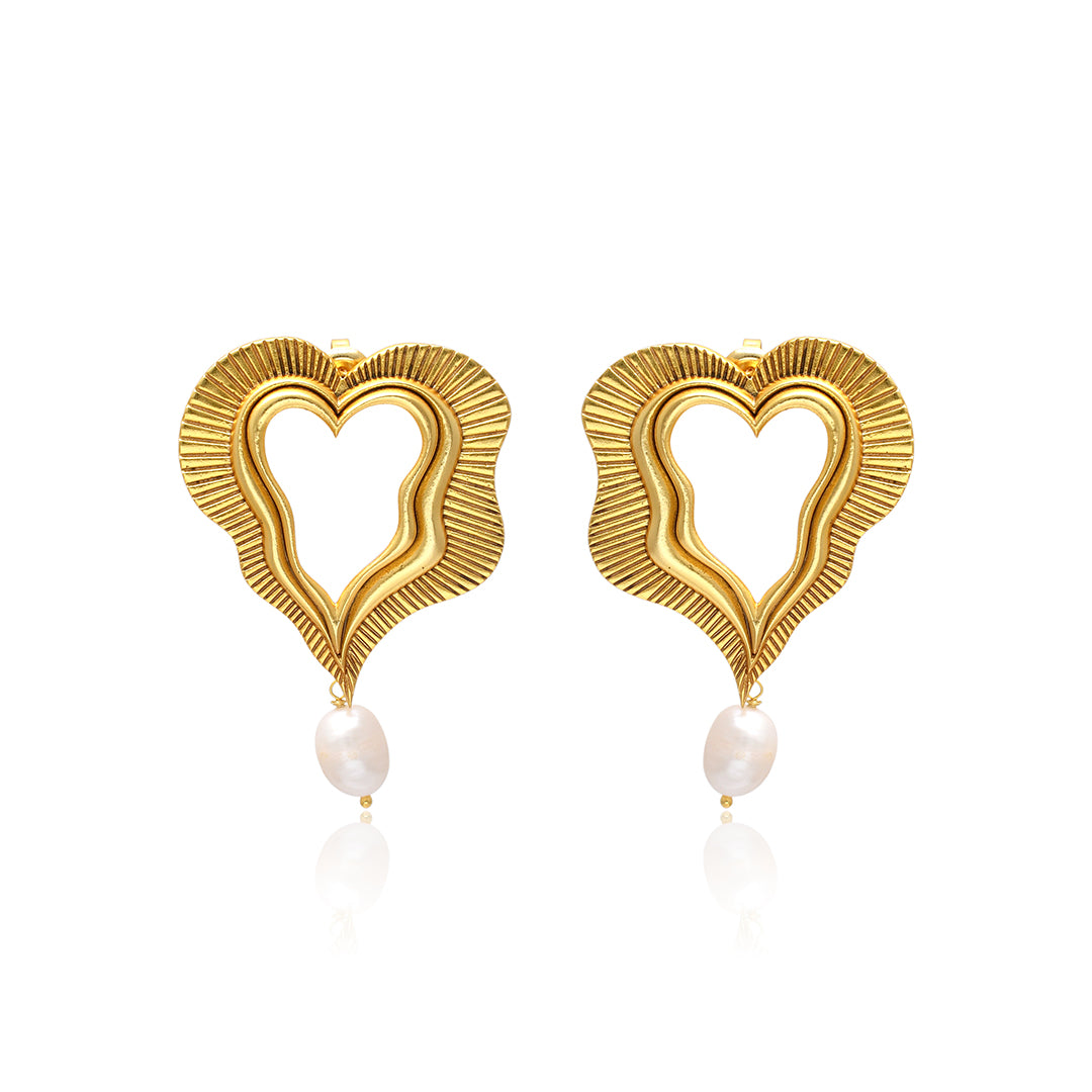 Relic Heart Statement Earrings