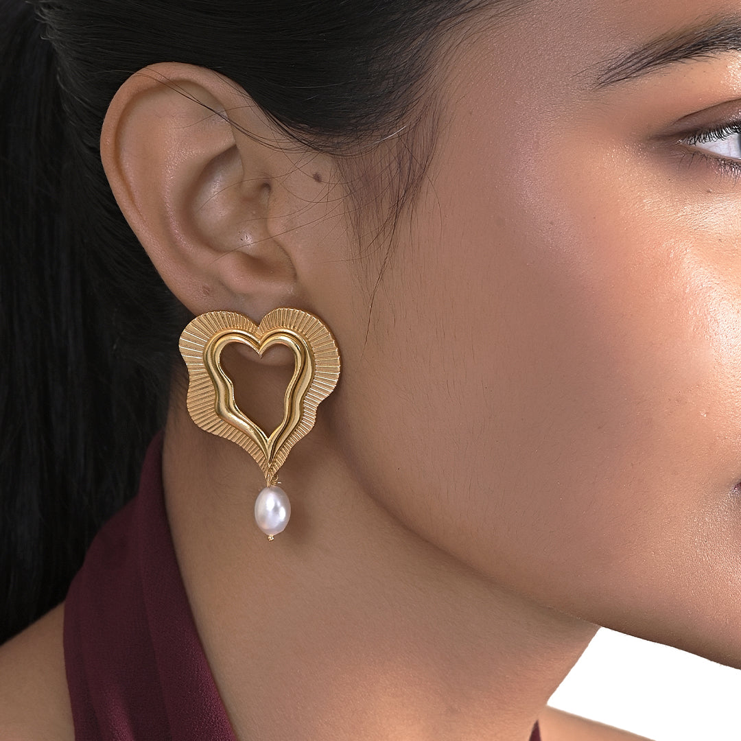 Relic Heart Statement Earrings