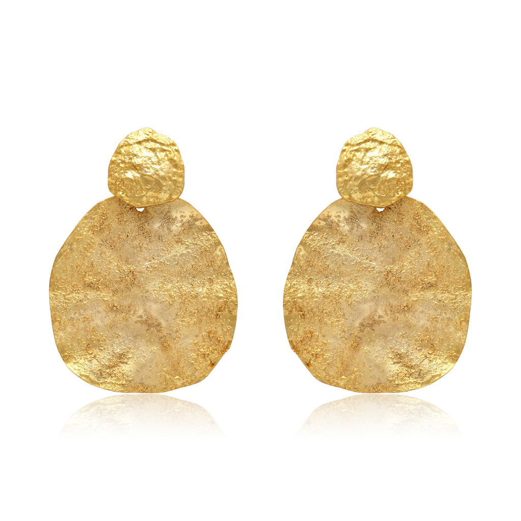 Forge Disc Earrings