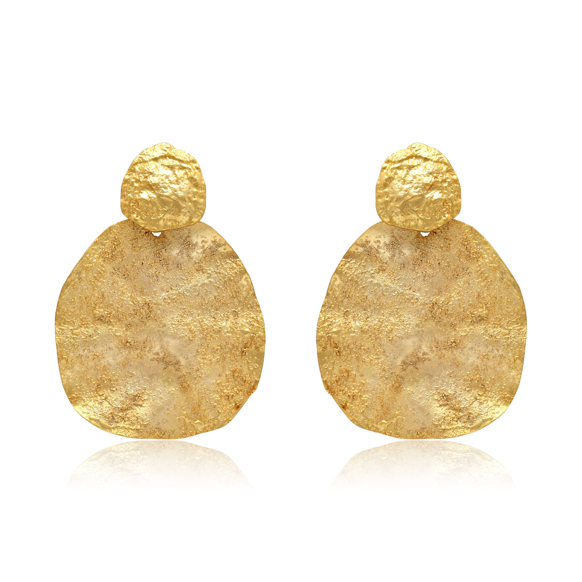 Forge Disc Earring