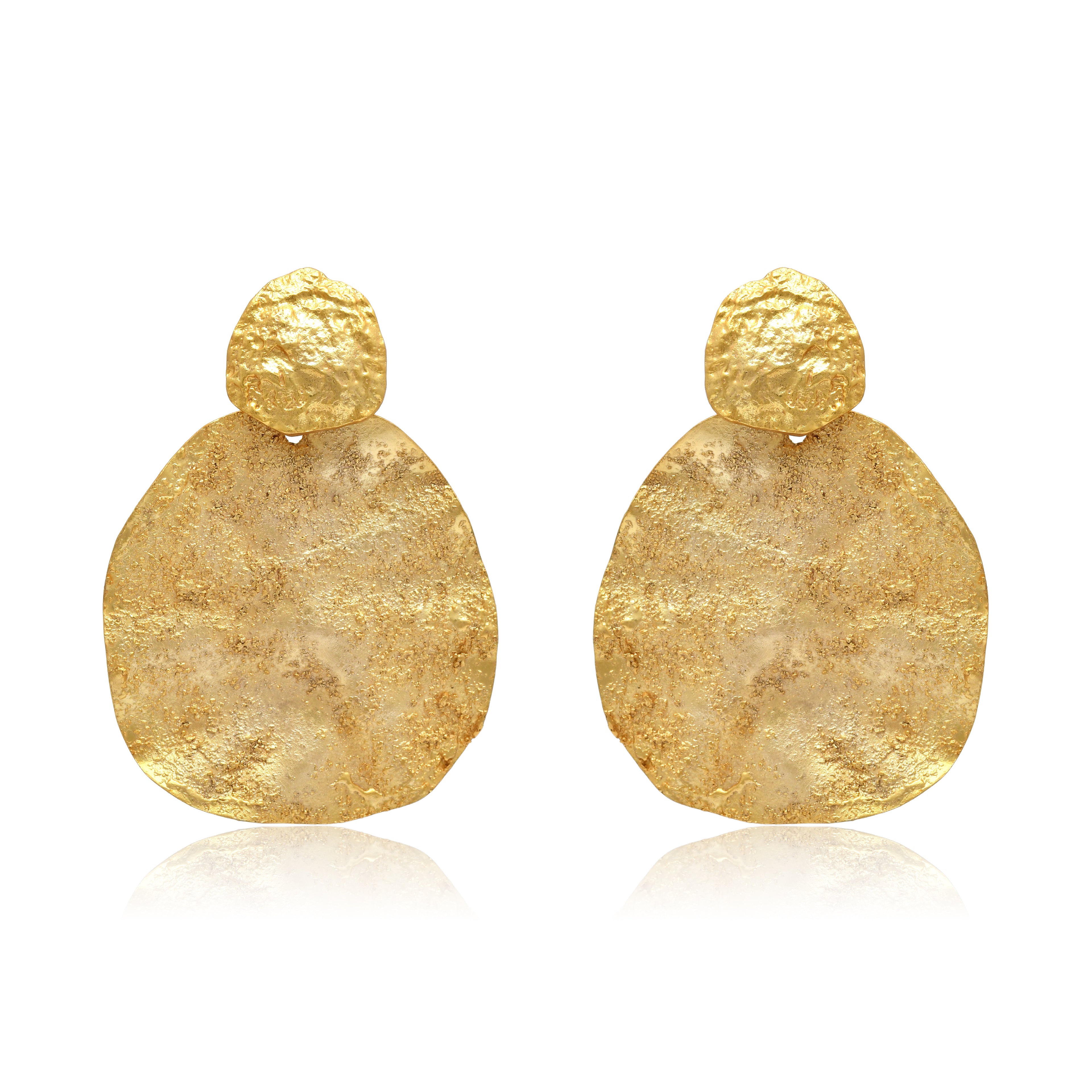 Forge Disc Earrings