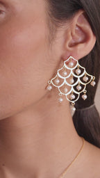 TRELLIS STATEMENT EARRINGS
